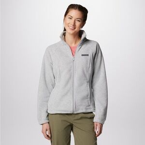 Columbia Women's Light Gray Fleece Jacket